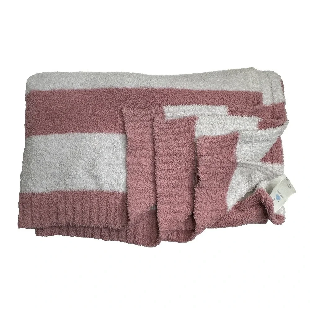 Cloud Island Pink Stripes Baby Blanket Soft‎ Chenille Target